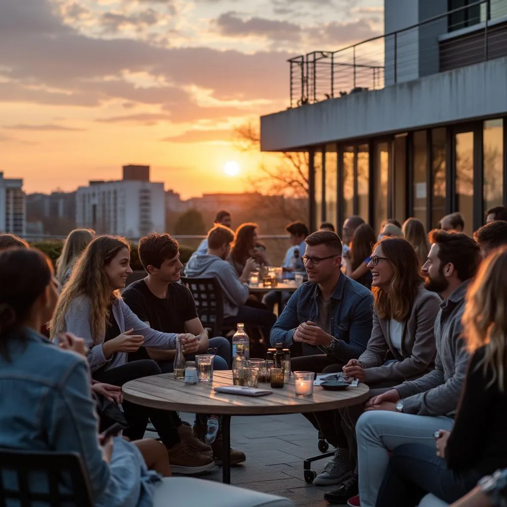 Evento de networking con profesionales del diseño